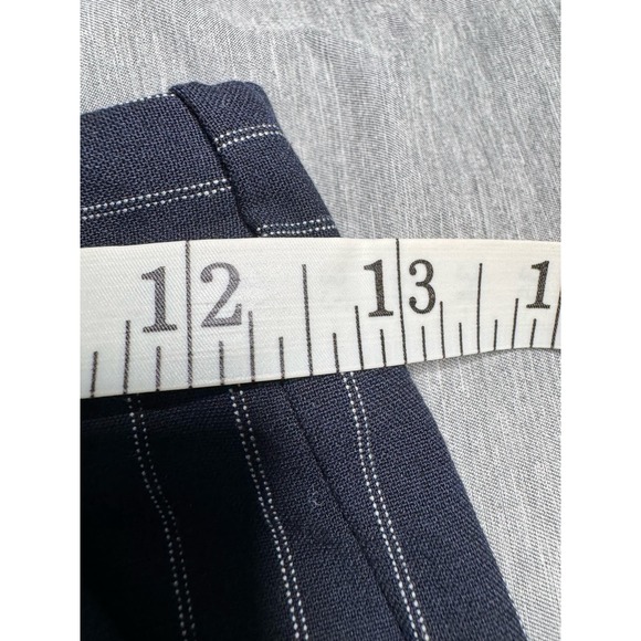 Women's Light Before Dark Navy Blue Striped Formal Pants Size XS - Picture 8 of 9
